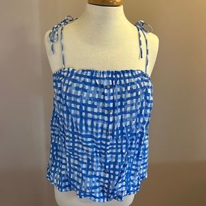 Lilly Pulitzer gingham tank top
